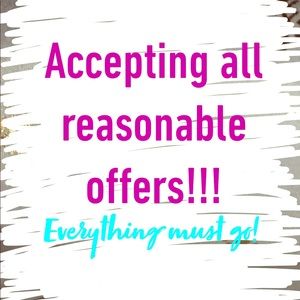 Closet clean out! Accepting offers!